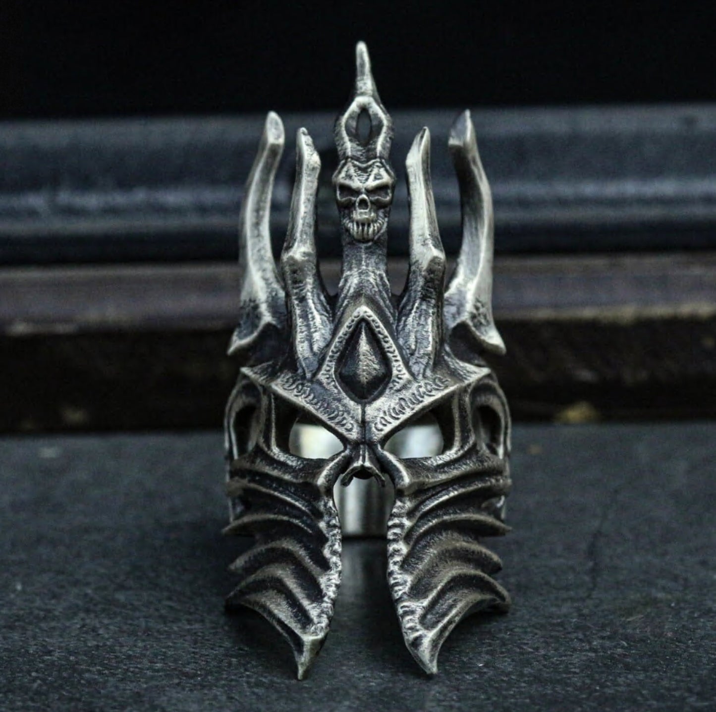 Spartan Mask 925 Silver Ring, Greek Warrior, Men Warrior Ring, Gift Ring Handmade
