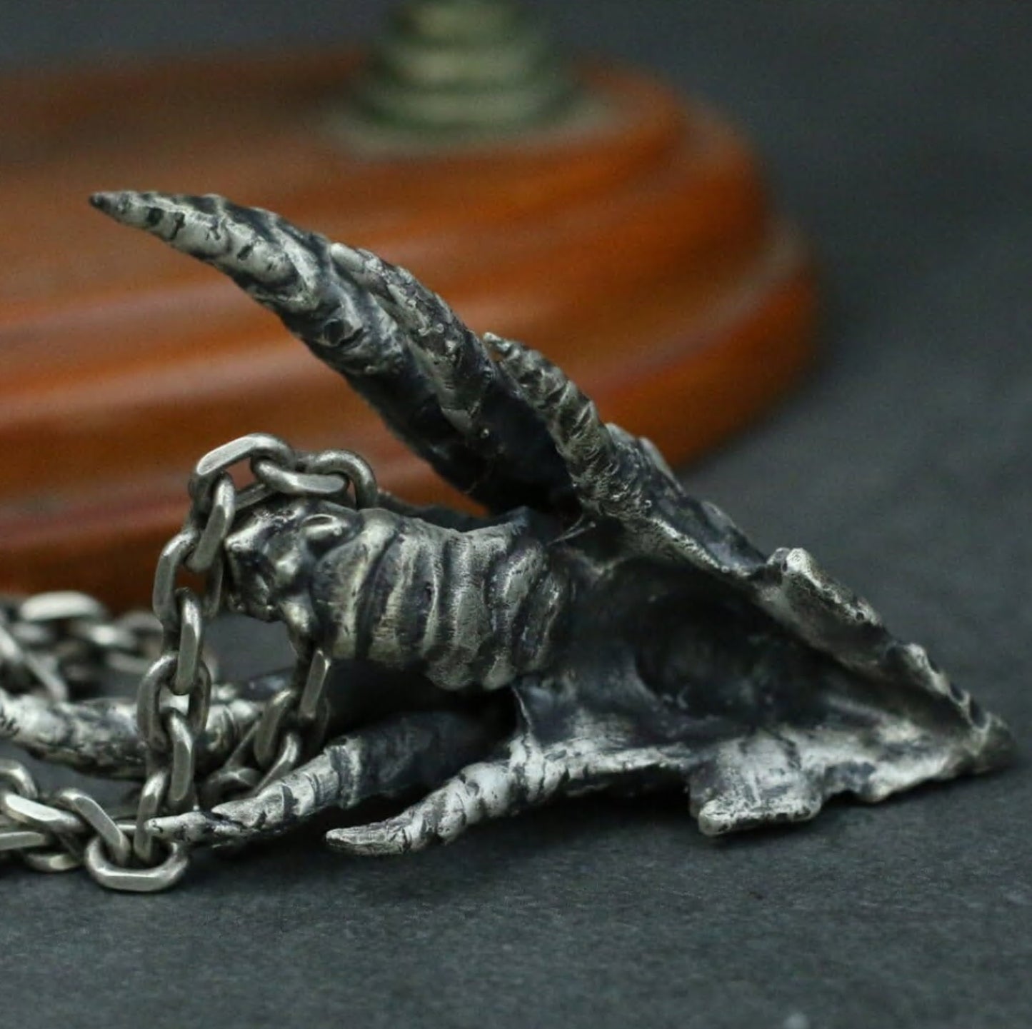 Dragon Force Pendant - Artisan 925 Silver Mythical Creature Necklace