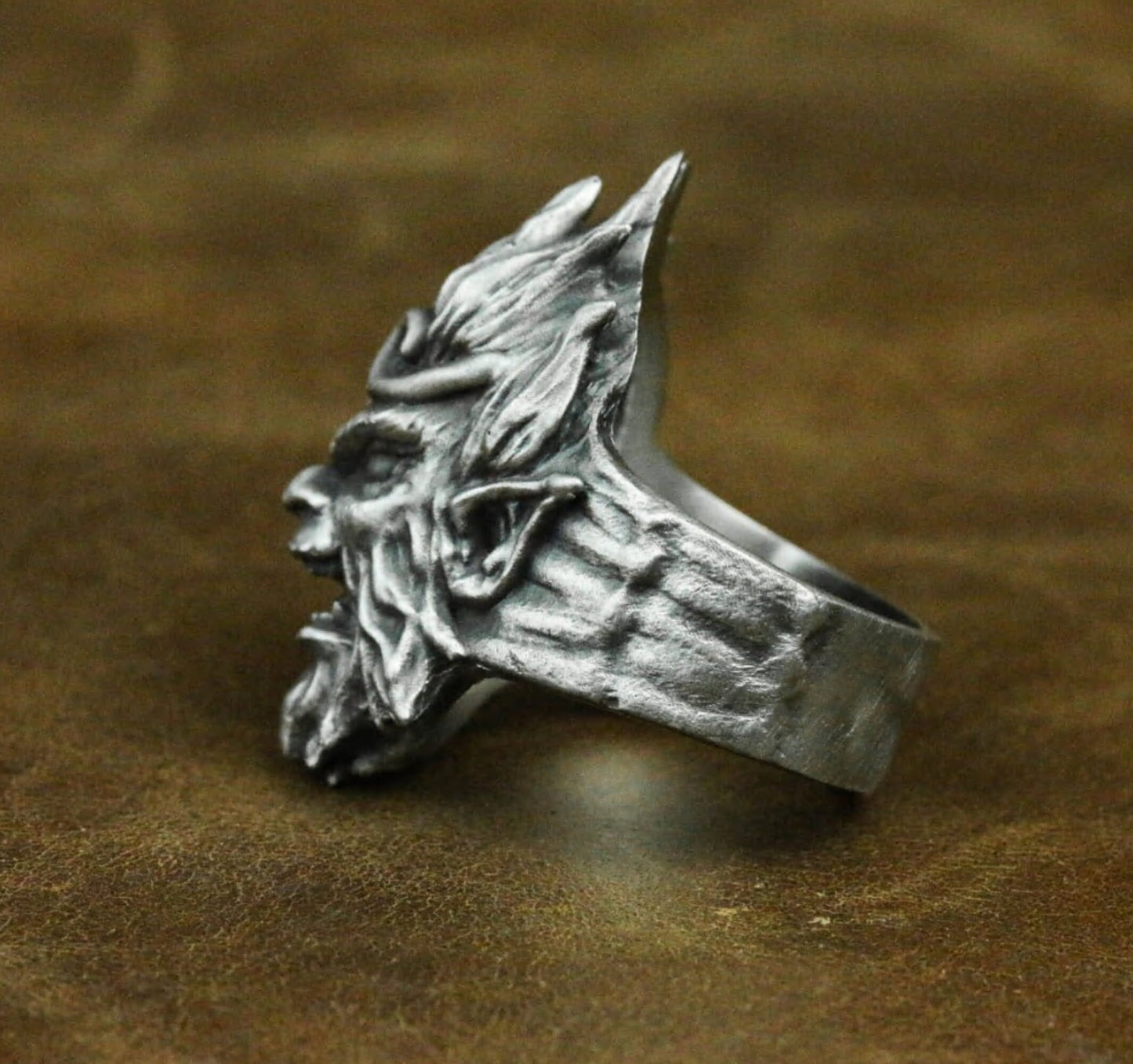 Monkey King 925 Silver Ring, Wukong Ring, Monkey Ring, Men's Ring, Men's Accessories, Animal Rings - SATANHORN