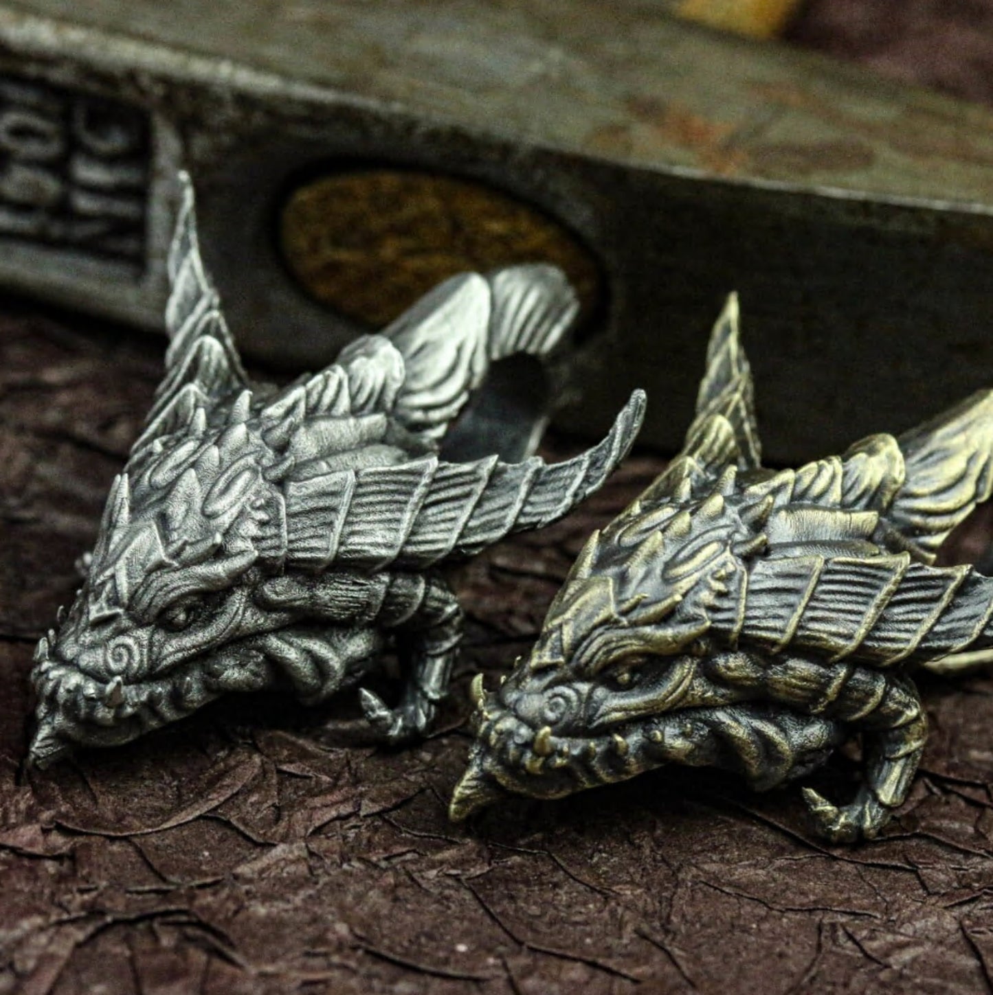 Hellish Dragon 925 Silver Pendant Necklace, Skull Dragon Necklace, Animal Pendant, Mythical Pendant, Handmade Silver Dragon Gift