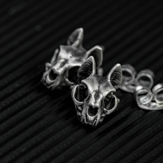 Saber Tooth Tiger Stud Earrings jewelry