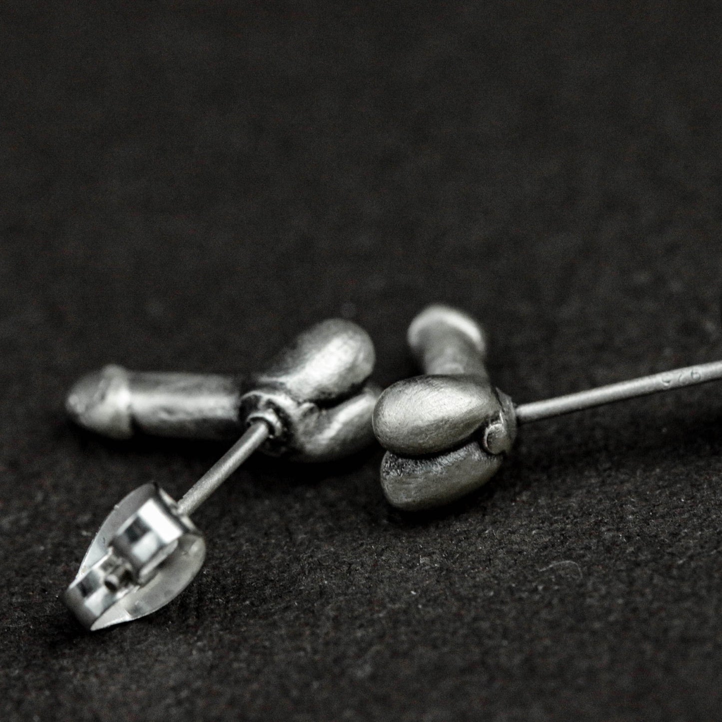 Genital Stud Earrings, Genital Jewelry, Genitals for Men, Gifts for Him