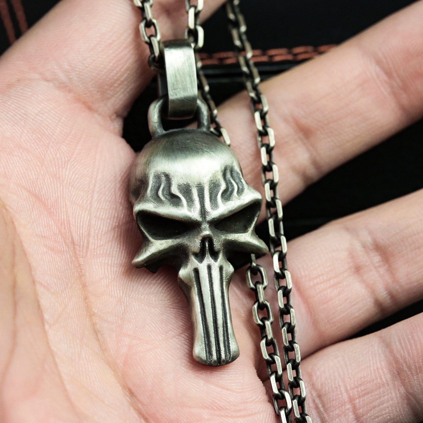 Comic Art Pendant Necklace - 925 Silver Superhero-Inspired Gift Jewelry