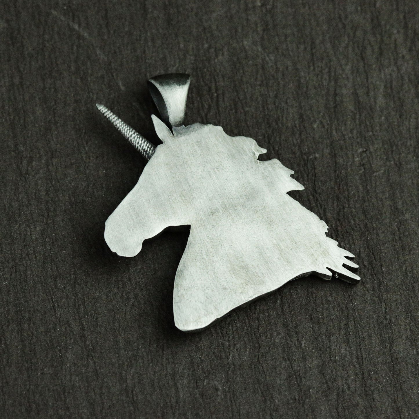 Unicorn 925 silver pendant necklace, mythical unicorn horse mount silver necklace, handmade silver jewelry personalized gift