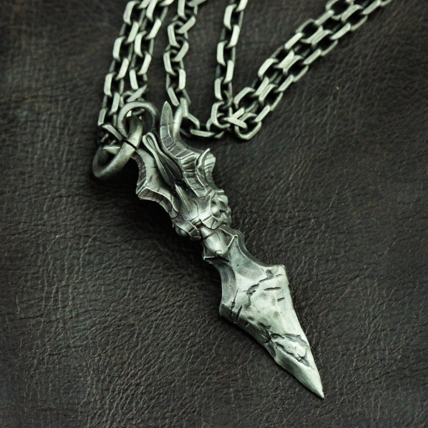 Anubis arrow 925 silver pendant necklace, arrow silver pendant jewelry, Egyptian pharaoh jewelry personalized gift - SATANHORN