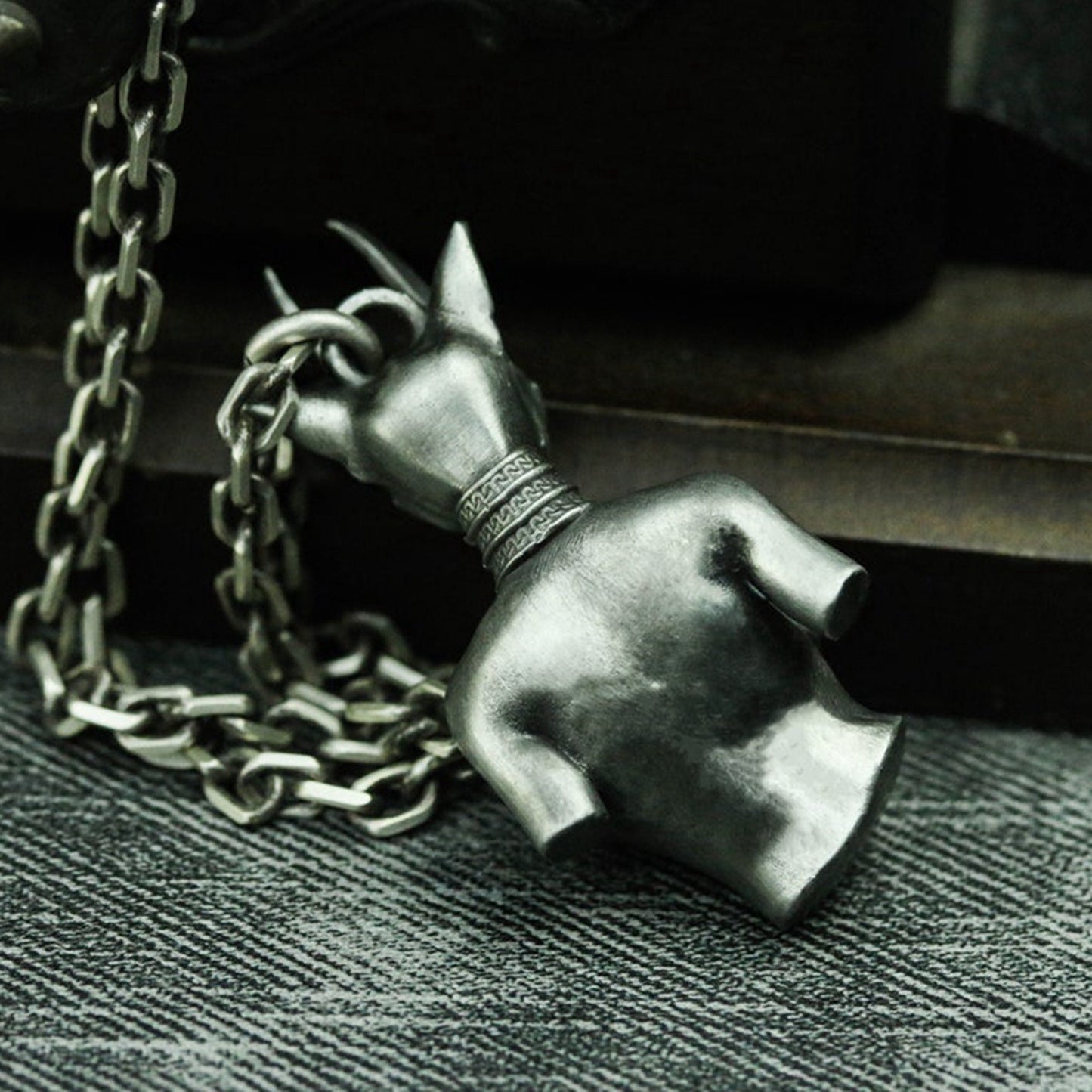 Nude girl masked girl necklace pendant 925 silver/brass handmade, erotic art jewelry, nude girl necklace, nude pendant