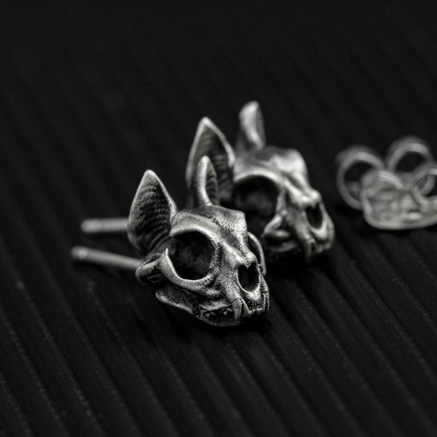 Saber Tooth Tiger Stud Earrings jewelry
