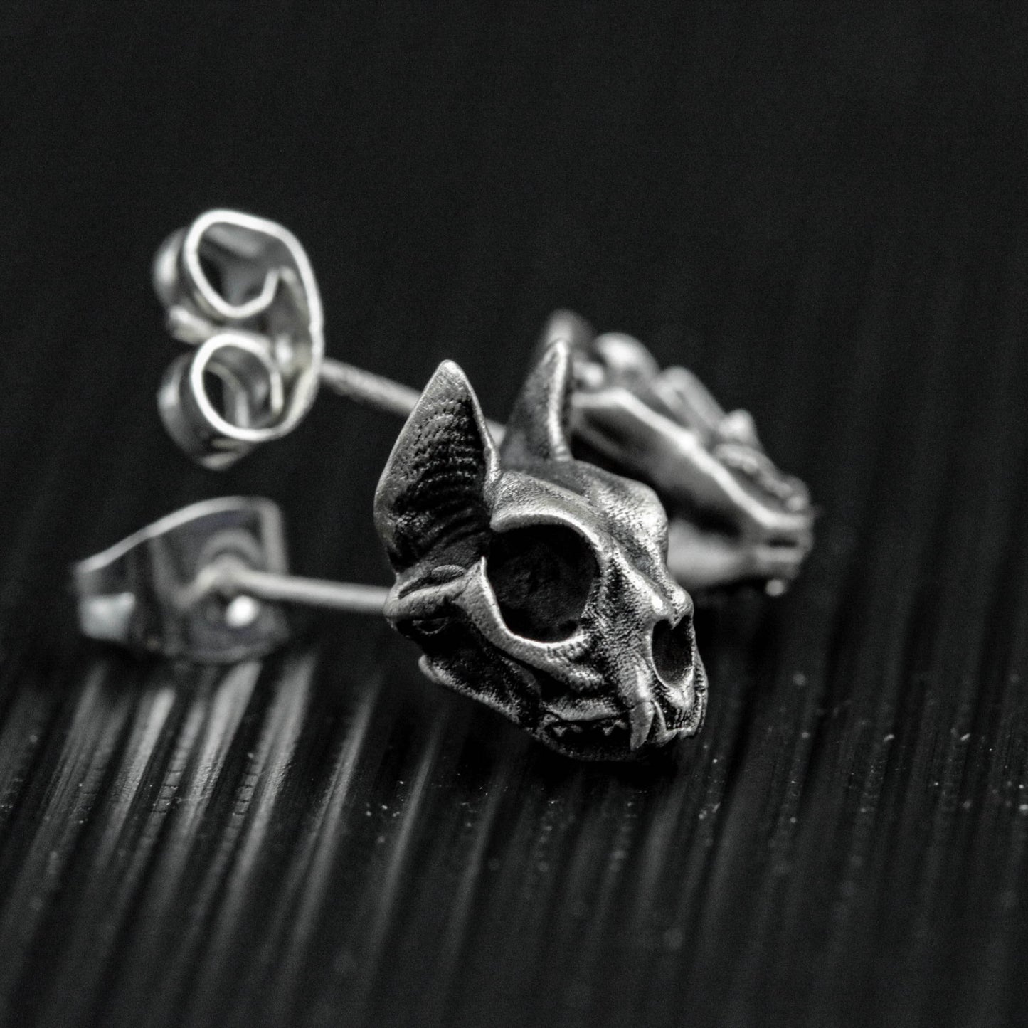 Saber Tooth Tiger Stud Earrings jewelry