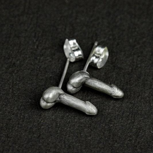 Genital Stud Earrings, Genital Jewelry, Genitals for Men, Gifts for Him
