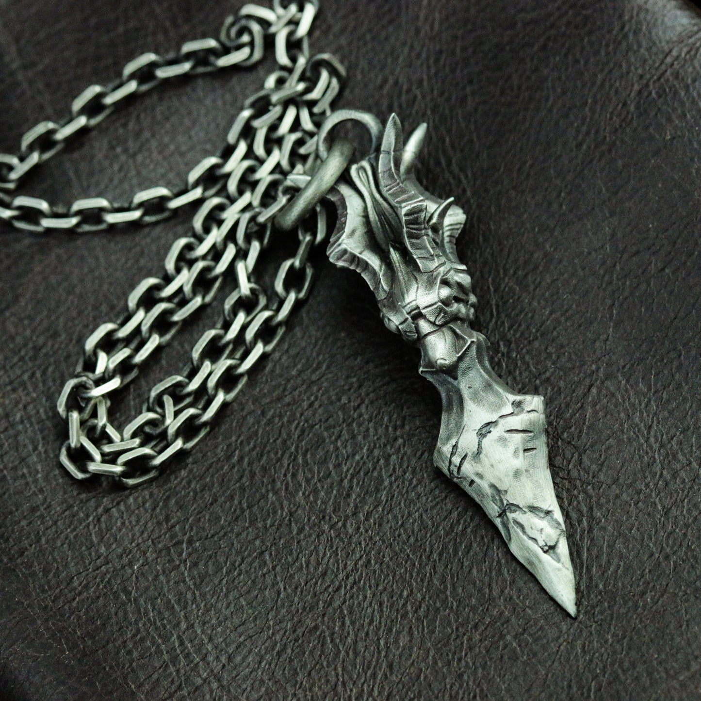 Anubis arrow 925 silver pendant necklace, arrow silver pendant jewelry, Egyptian pharaoh jewelry personalized gift - SATANHORN