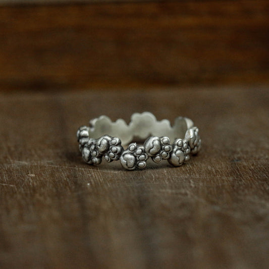 925 silver cat paw ring, cute cat paw ring, cat paw jewelry, cute ring, ring for her, cute handmade gift