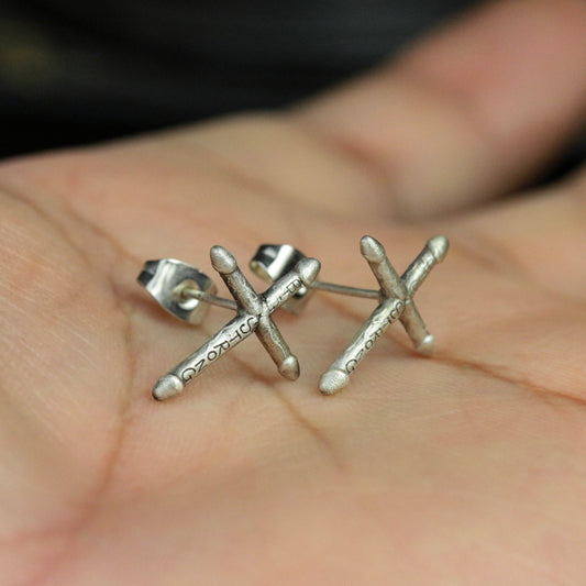Genital Stud Earrings, Genital Jewelry, Genitals for Men, Gifts for Men Gifts for Him