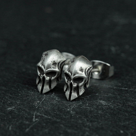 Spartan helmet earrings, Spartan jewelry, helmet earrings, helmet jewelry, warrior earrings, gifts for him