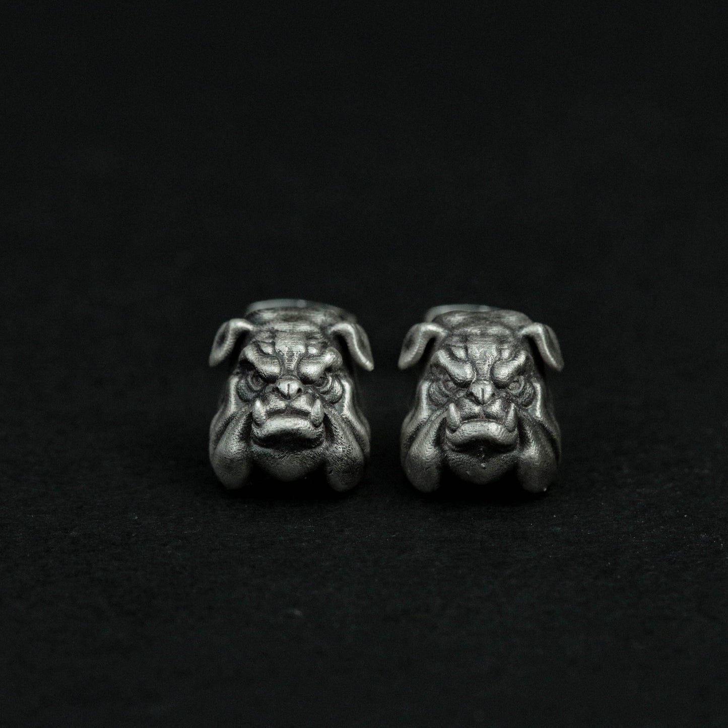 Sterling Silver Dog Head Stud Earrings, Dog Head Stud Earrings, Dog Stud Earrings, Animal Stud Earrings, Gift for Him
