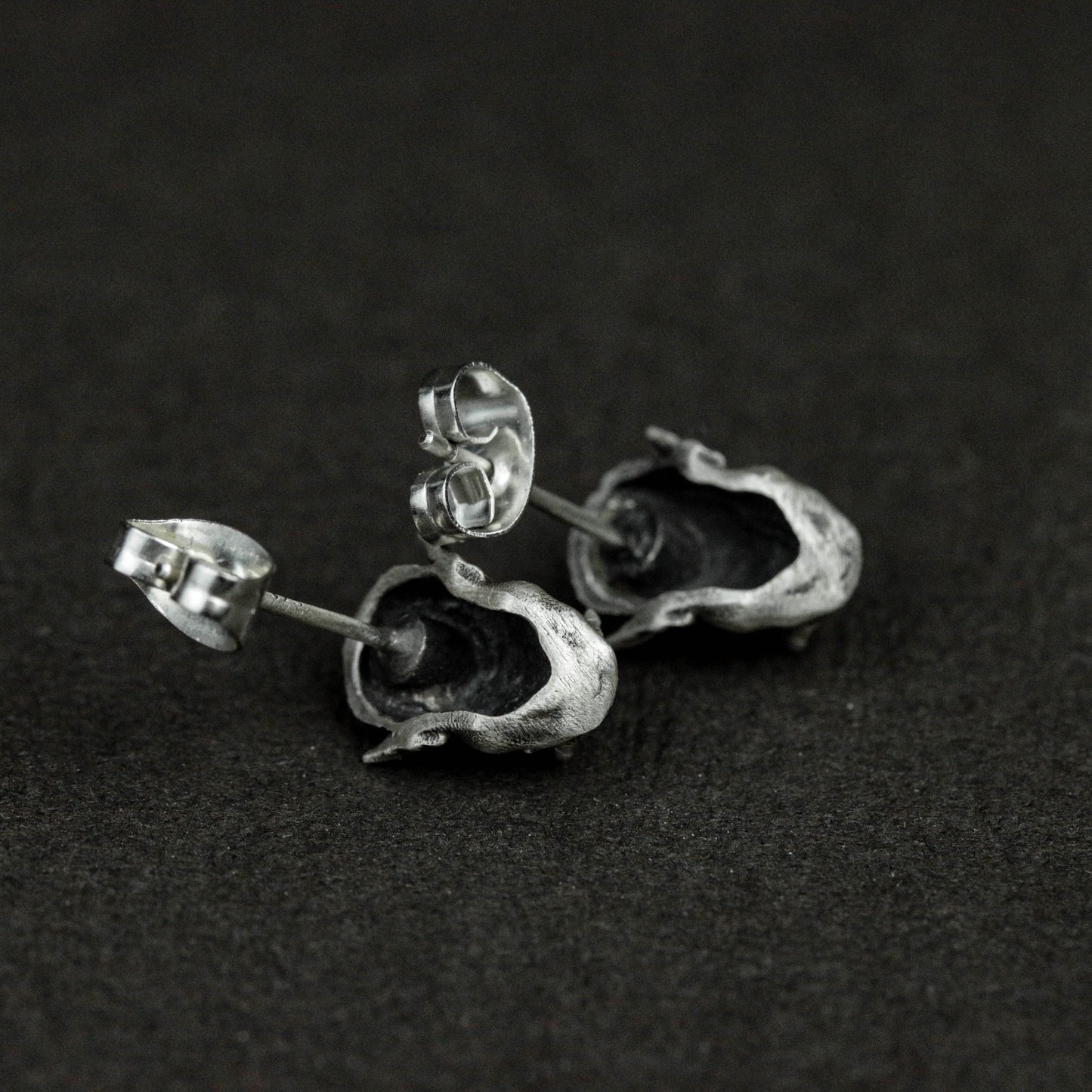 Tactical Fantasy Earrings - 925 Silver Handmade MMORPG Accessories for Men