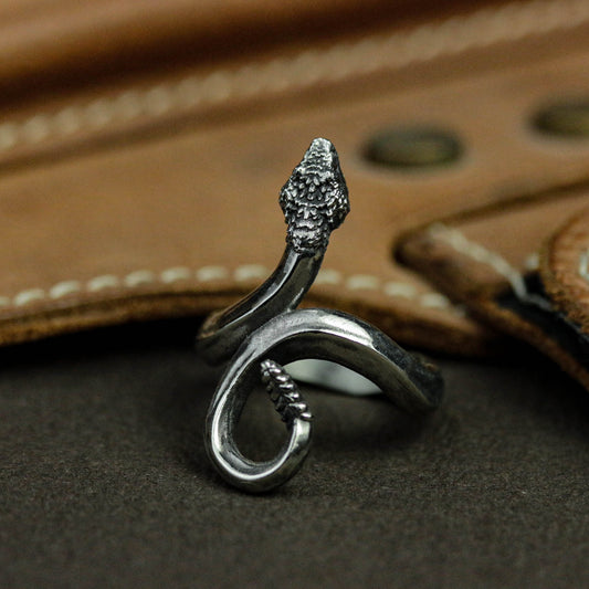 sterling silver snake ring, animal ring, snake ring, boho ring, gothic ring, gift for him, gift for her
