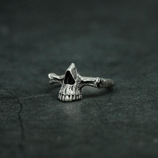 925 sterling silver skull ring, exquisite skull ring, skull jewelry, gift for her