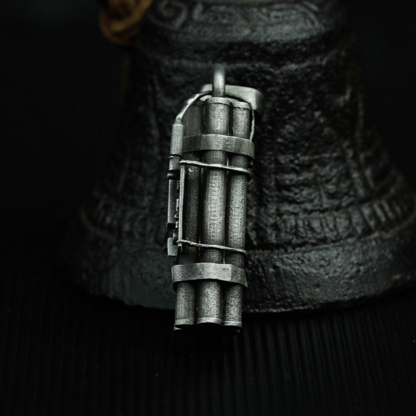 925 silver TNT explosives pendant necklace, game pendant, silver ammunition pendant necklace, unique handmade silver jewelry