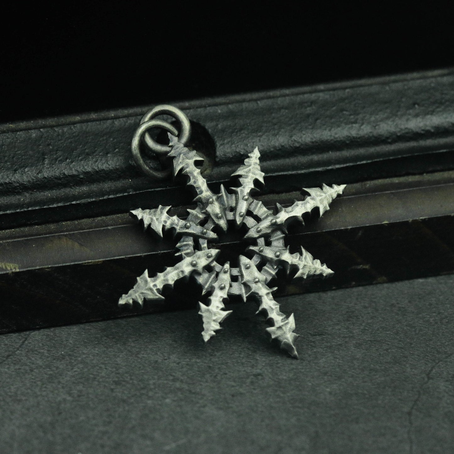 925 Silver North Star Compass Charm Necklace,Polaris Celestial,Adventure Travel Navigation