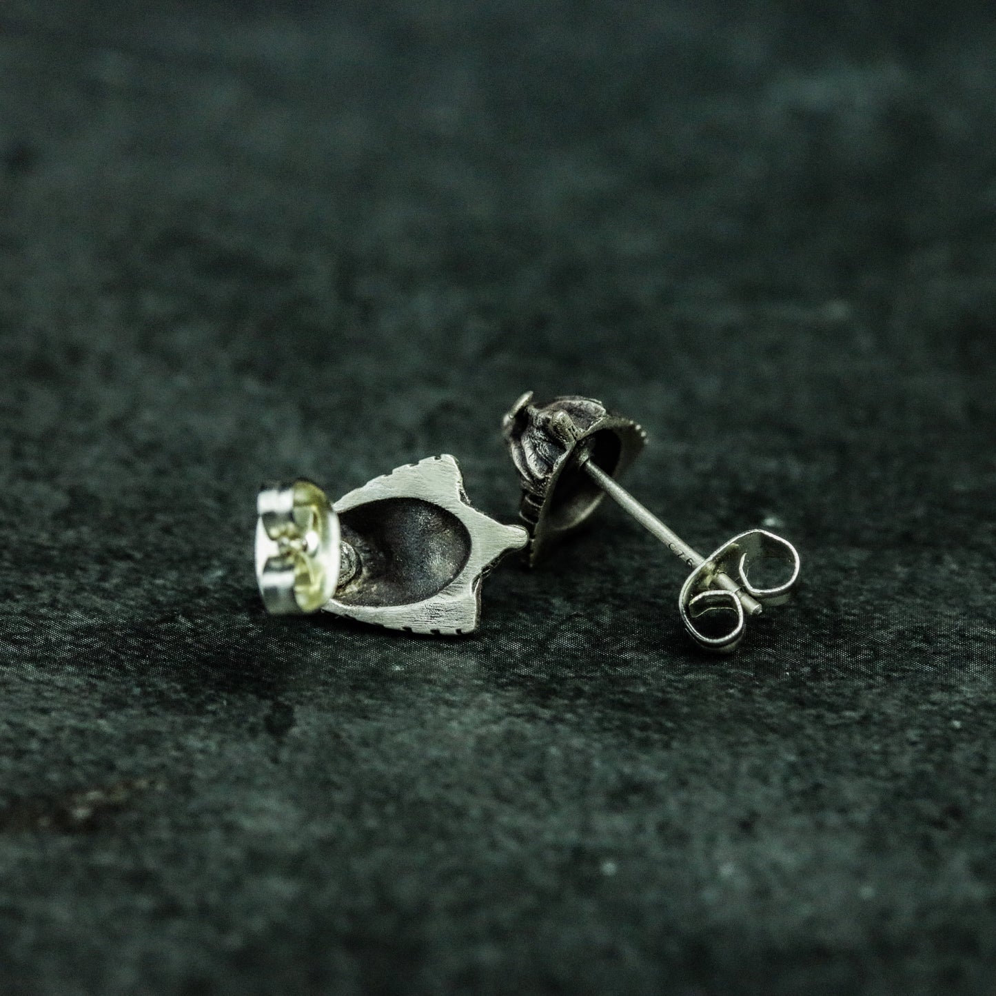 Horus 925 silver earrings, ancient egypt pharaoh silver earrings, eye of horus earrings-handmade