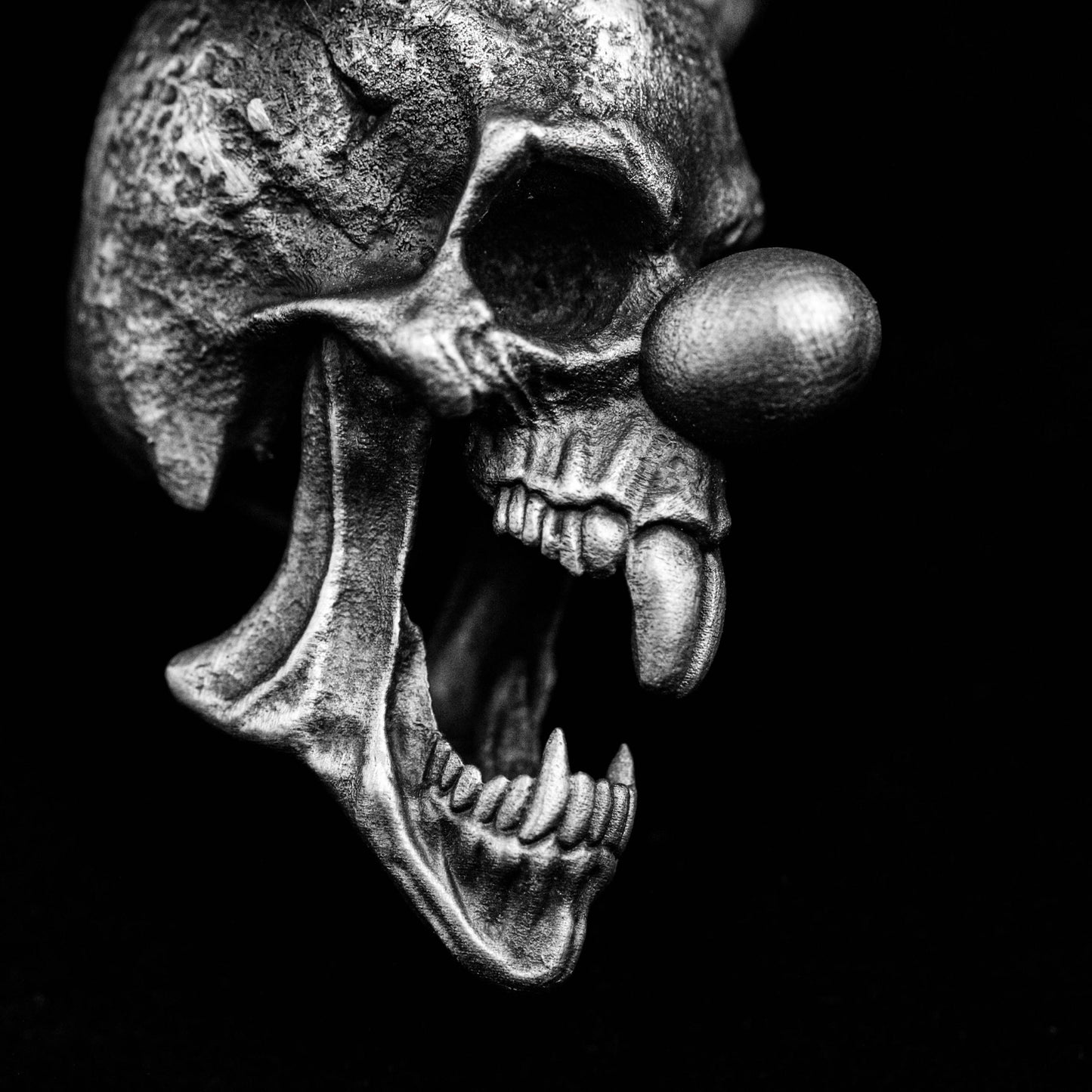 Vintage Cartoon Rat Skull Pendant Big Ear Skull Fantasy Jewelry