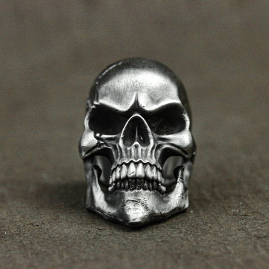 925 sterling silver Skull ring, skull jewelry, sterling silver ring, avant-garde jewelry, silver skull