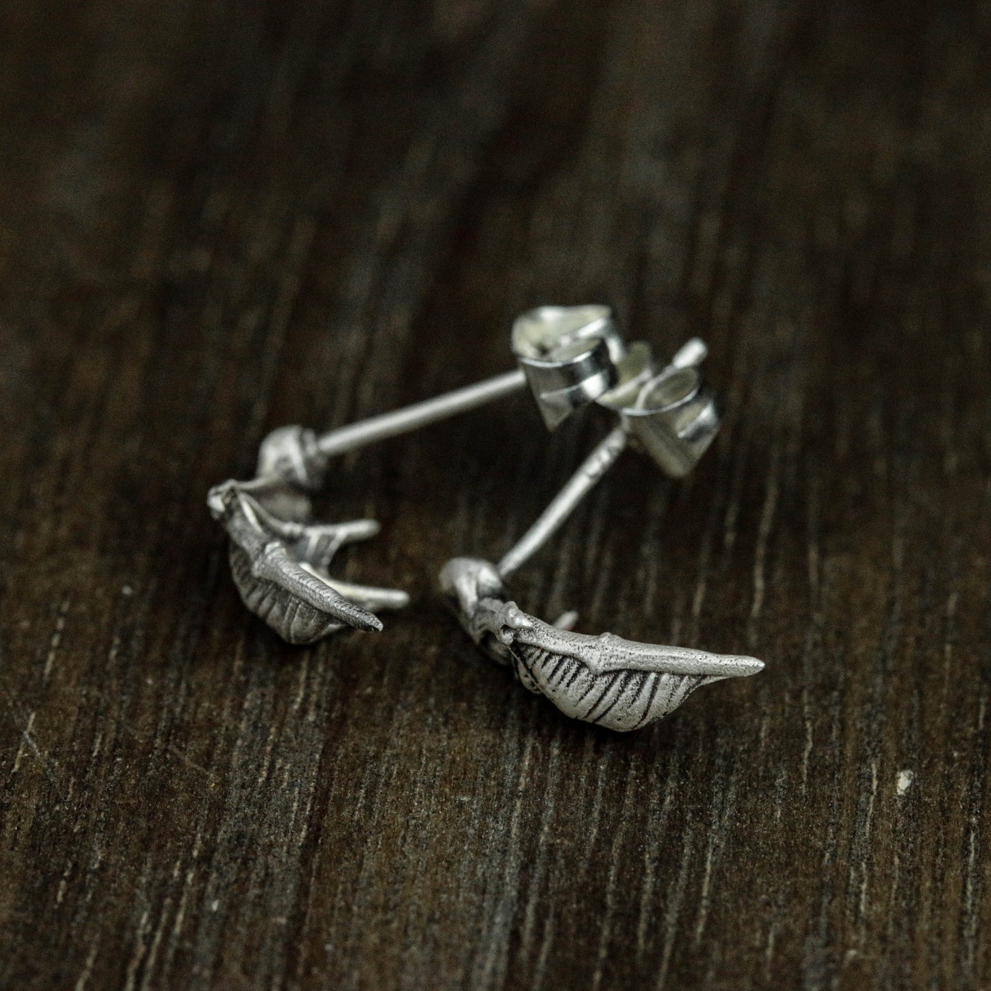 Devil Wings 925 Silver Earrings, Bat Wings Silver Earrings, Personalized Silver Jewelry-Handmade Gifts