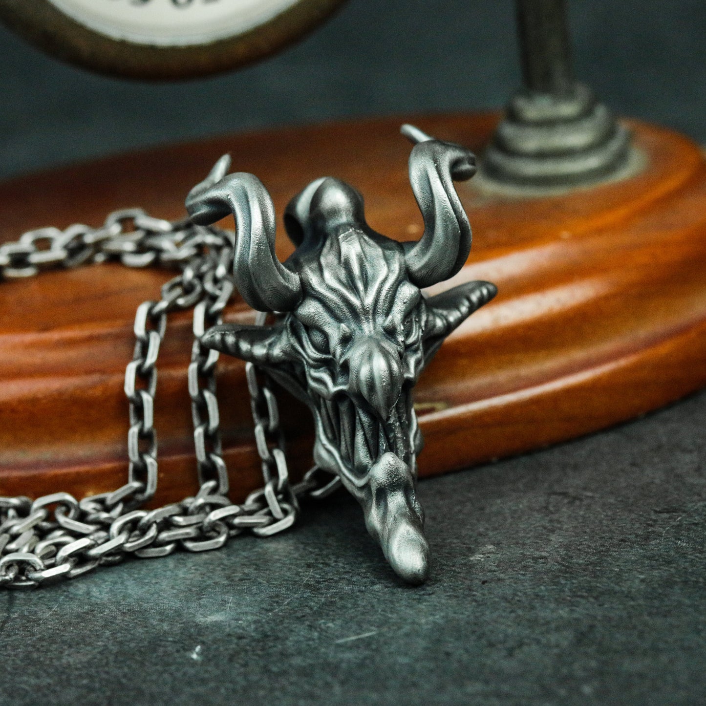 Chaos Harbinger Pendant - Artisan Sterling Silver Apocalyptic Jewelry Gift