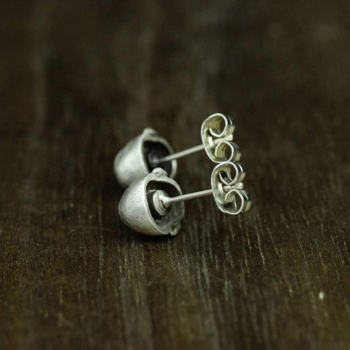 Retro Game Plumber Studs - Handmade 925 Sterling Silver Earrings