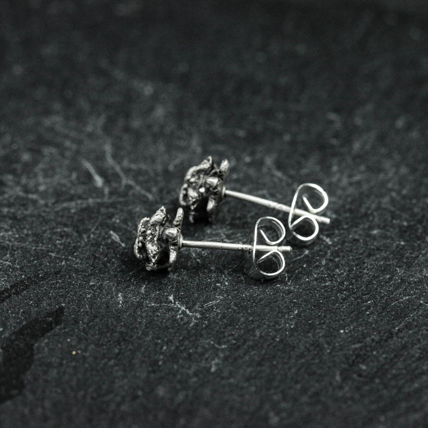 925 sterling silver lion dance earrings, Chinese style lion dance jewelry, lion earrings, animal earrings, lucky earrings - handmade