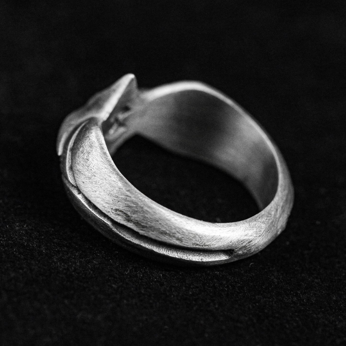 Meteor Silver Ring-Simple Silver Jewelry-Design Trend Silver Jewelry-Star Ring 925 Sterling Silver Cross Ring-Couple Ring-Gift for Partner