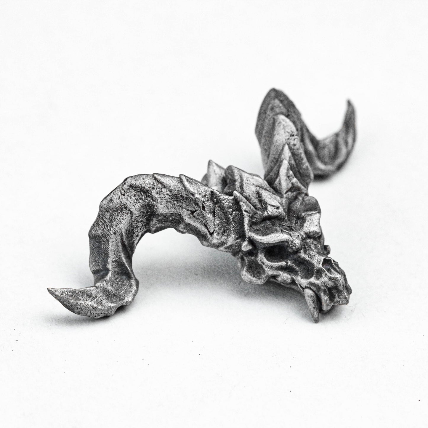 Skull Necklaces - Dragon Necklaces - Dragon Silver Pendants - Sterling Silver Finished Jewelry - Handmade Men's Rings