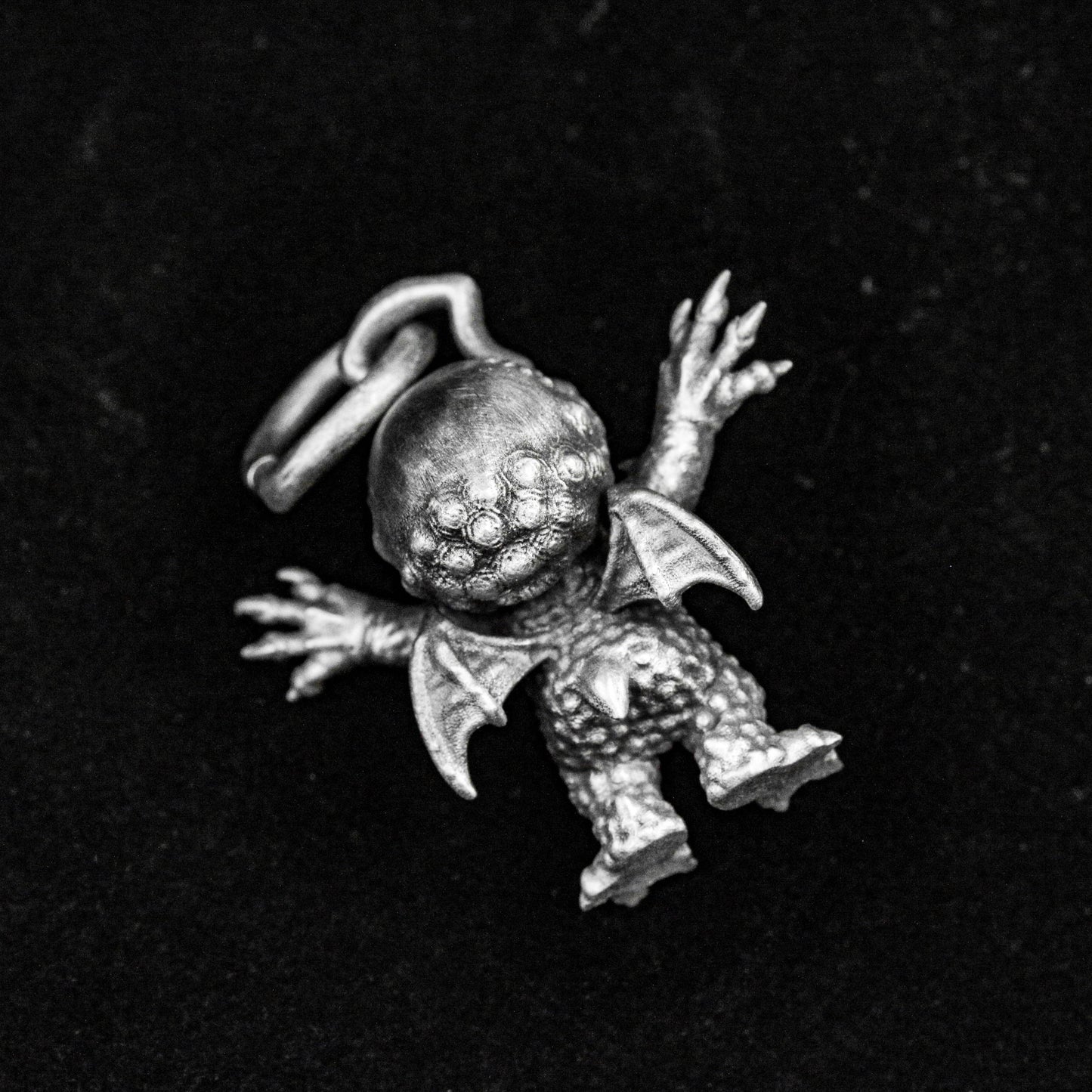 Little Cthulhu Pendant-Gothic Pendant-Handmade Cast Sterling Silver Gifts-Special Silver Gifts-Octopus Necklace-God's Call
