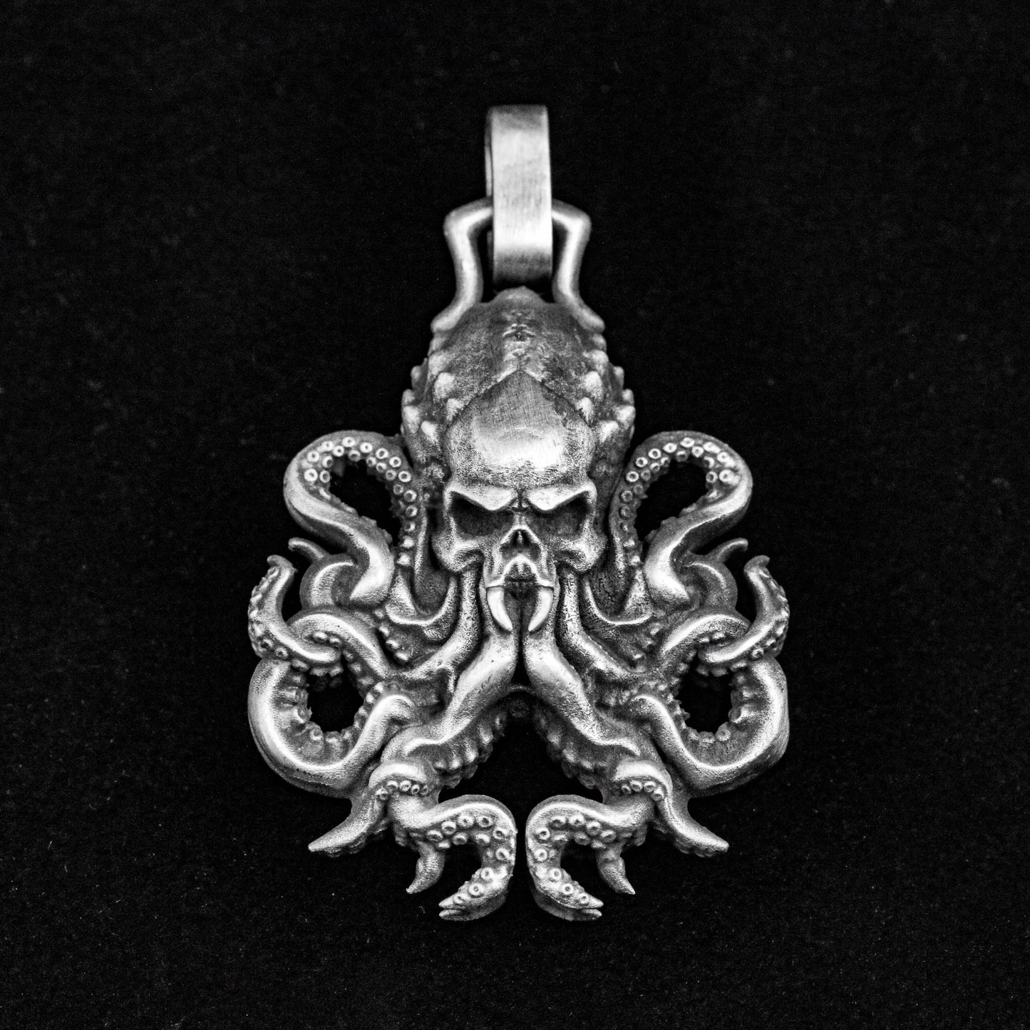 Cthulhu Necklace - Pendant for Men - Octopus Pendant - Artisan Handmade Jewelry - Return of the Gods - Oxidized Men's Jewelry
