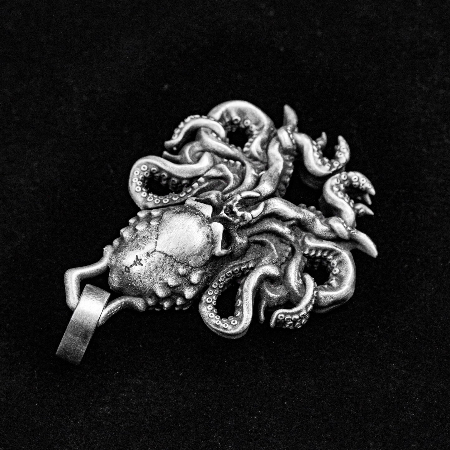 Cthulhu Necklace - Pendant for Men - Octopus Pendant - Artisan Handmade Jewelry - Return of the Gods - Oxidized Men's Jewelry