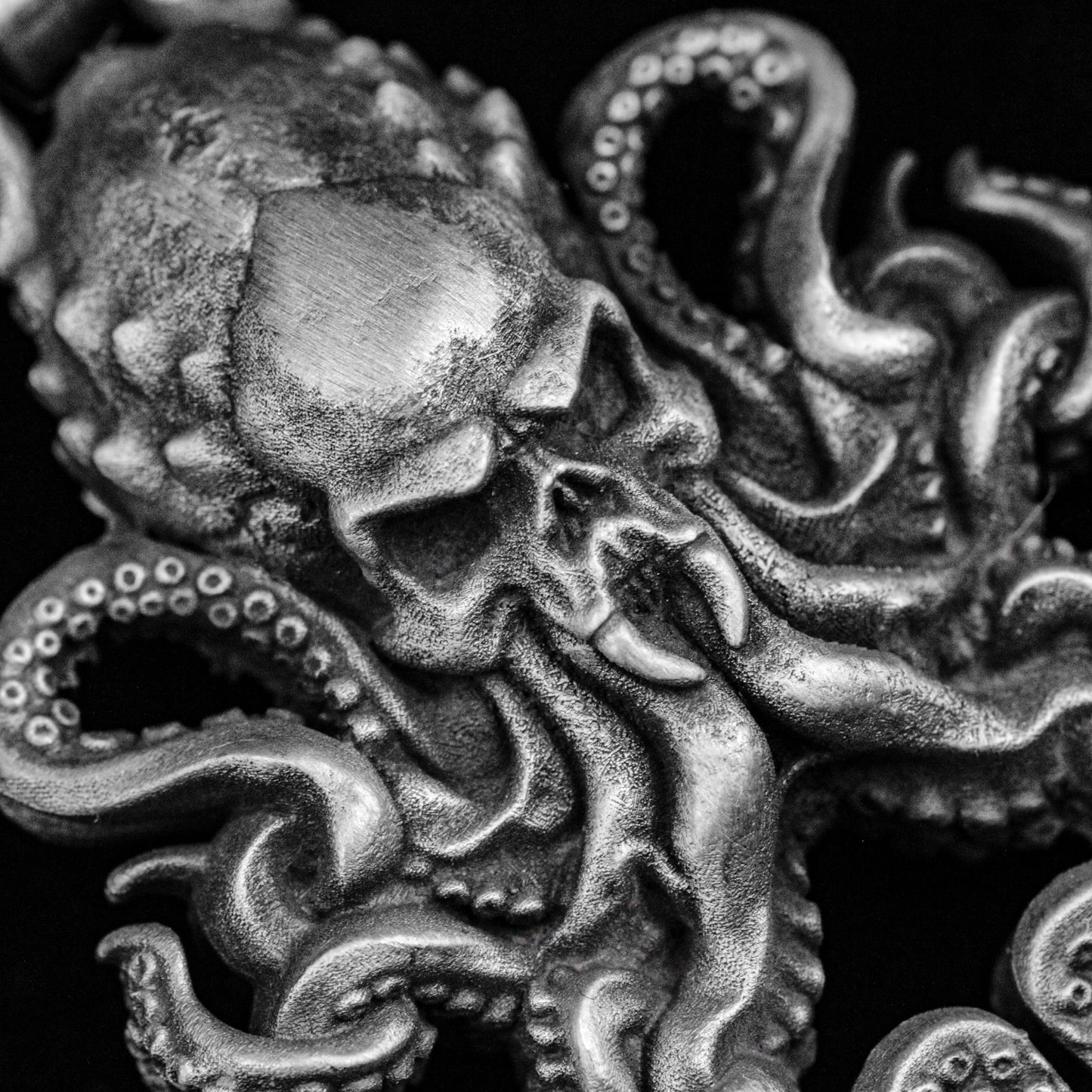 Cthulhu Necklace - Pendant for Men - Octopus Pendant - Artisan Handmade Jewelry - Return of the Gods - Oxidized Men's Jewelry