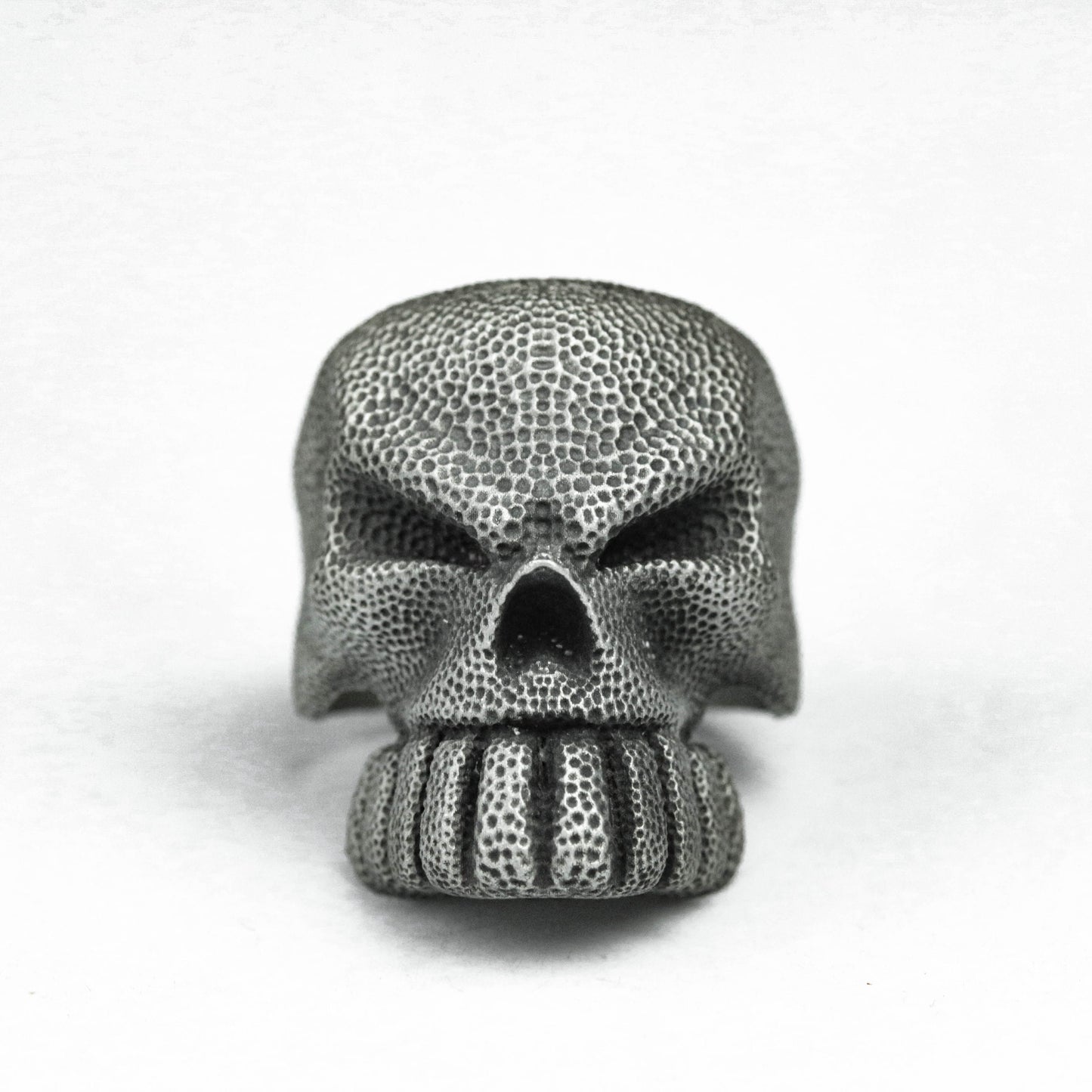 925 silver giant spirit skull ring Buck teeth skull ring without jaw skull ring ugly skull ring 925 silver brass handmade jewelry