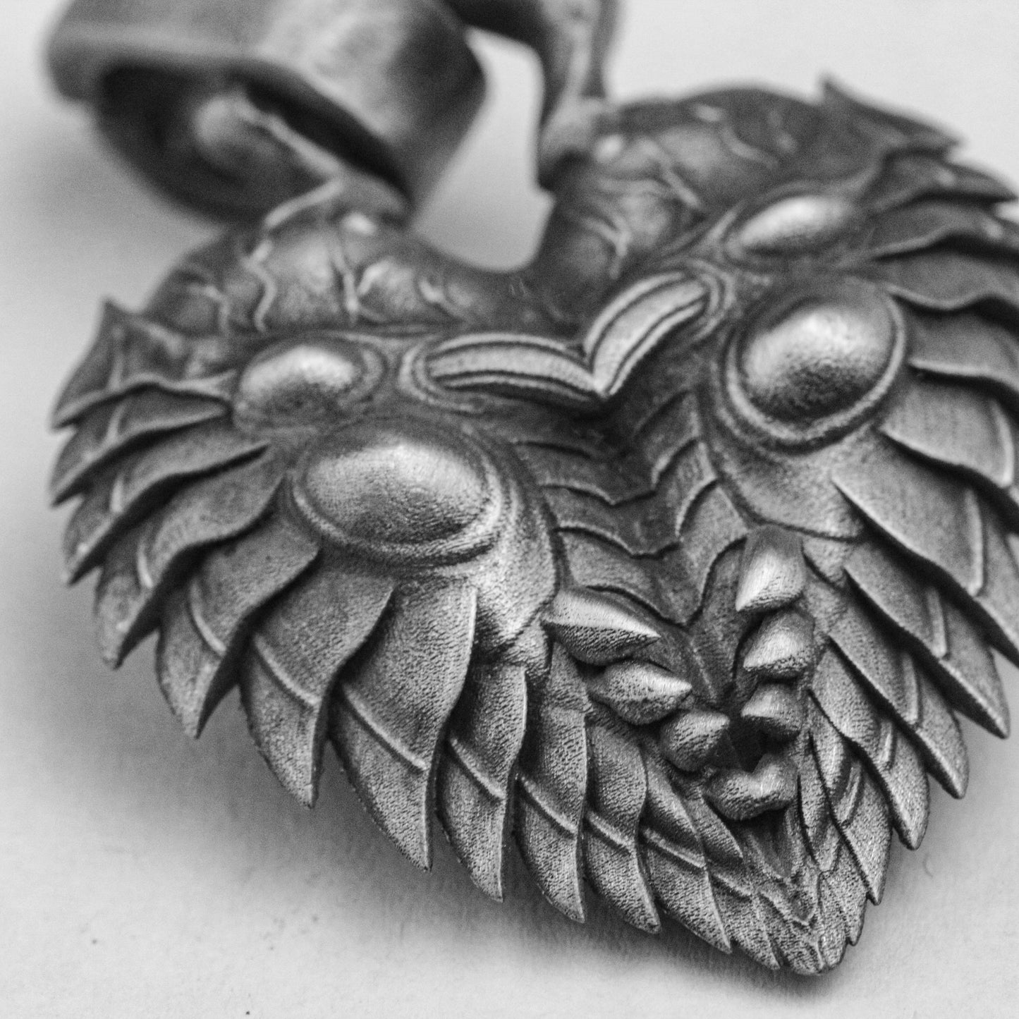 Scarab Pendant - Bug Heart Silver Pendant - Heart Necklace - Antique Silver Jewelry - Handmade Silver Necklace - Couple Pendant