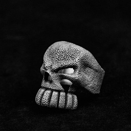 Skull Rings For Men - Gothic Jewelry - Unisex Rings - Sterling Silver Skull Rings For Women Men - Punk Rings