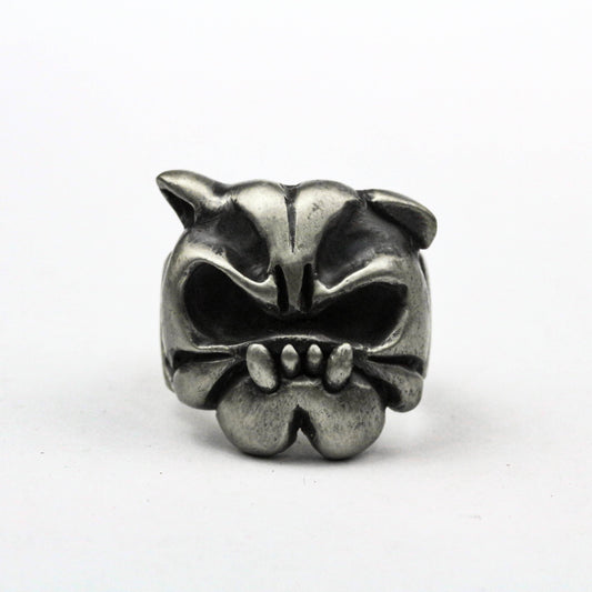 925 silver Abstract dog ring French fighting dog ring, mangy dog ring, French pet dog ring, dog ring, brass handmade jewelry
