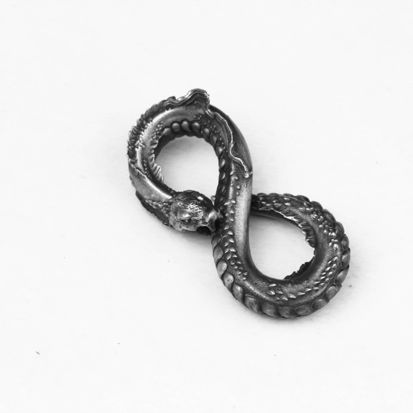 Snake Pendant Venomous Snake Pendant dragon necklace Auger 925 silver pendant necklace, handmade unique necklace, faith gift pendant