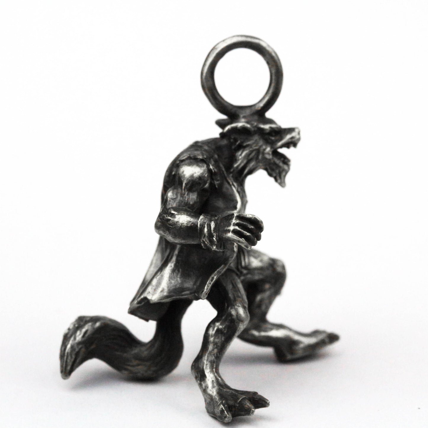 Werewolf pendant,Personalized gift, jackal, animal jewelry,Orc Pendant, Wolf Necklace, Men's Brass Handmade Jewelry