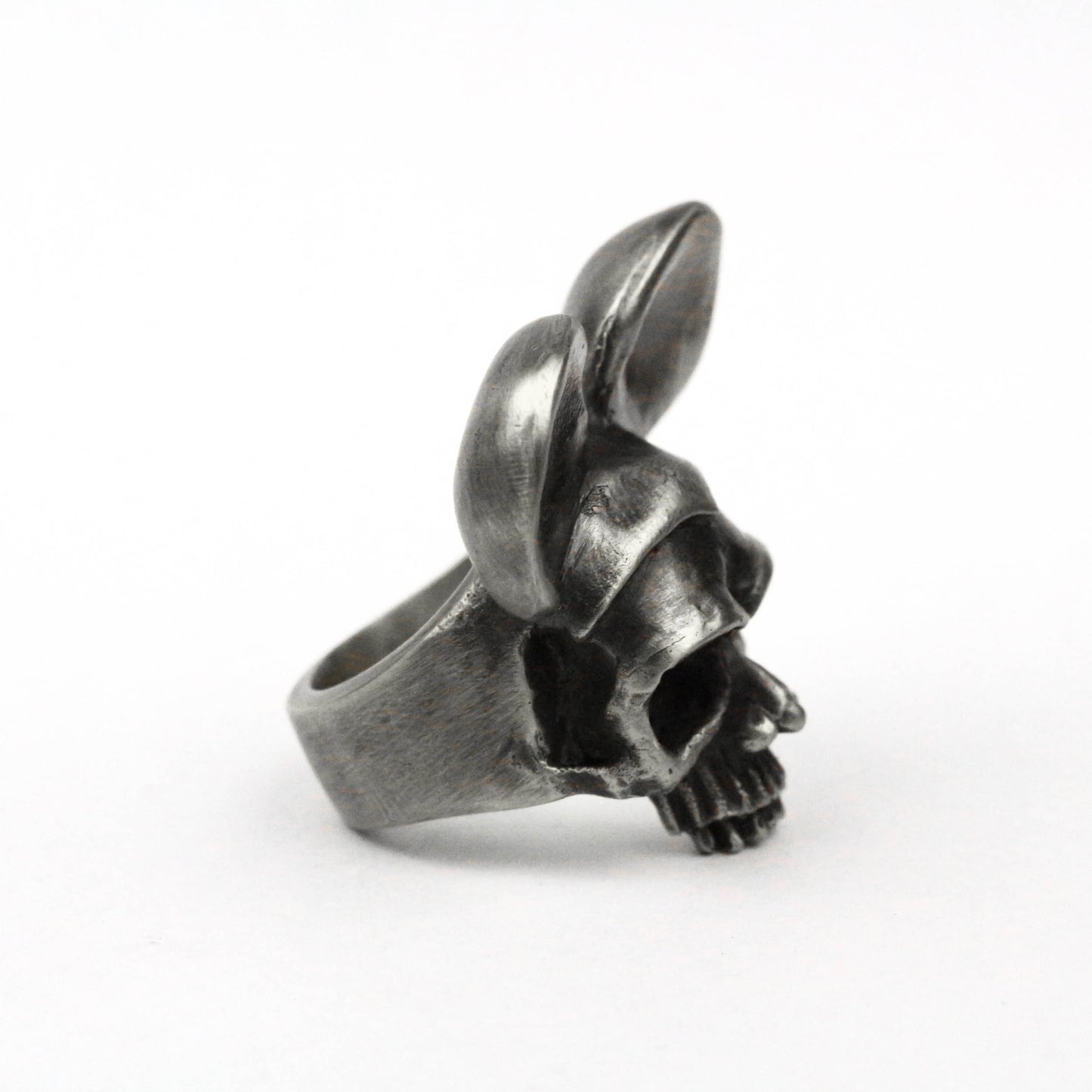 Big Ear Skull Vintage Ring 925 Silver/Brass Fantasy Jewelry