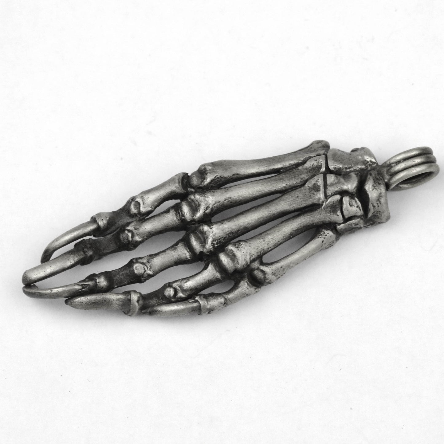925 silver Hand bone pendant, skeleton hand pendant, human anatomy jewelry, brass handmade jewelry