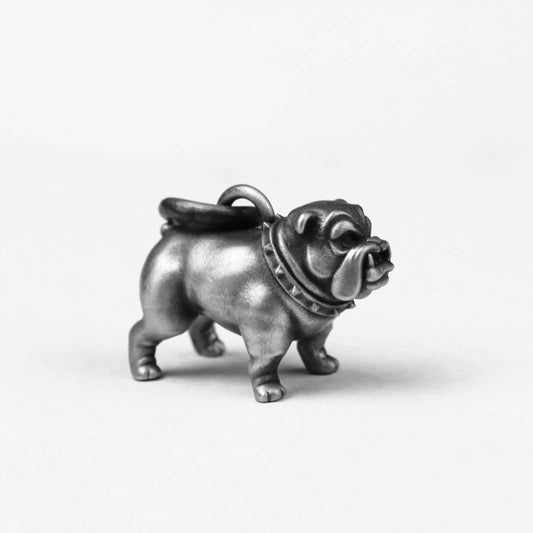 English Pitbull 925 Silver Pendant Necklace, Bulldog Silver Pendant, Bully Dog Necklace, Handmade Silver Pendant Gift