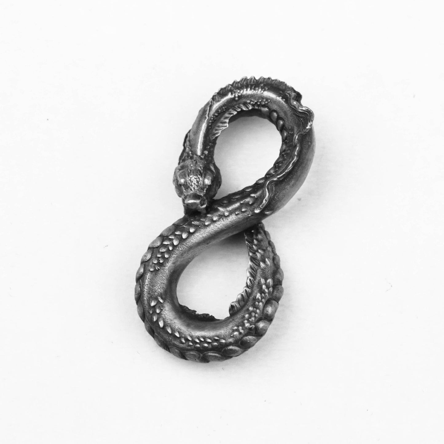 Snake Pendant Venomous Snake Pendant dragon necklace Auger 925 silver pendant necklace, handmade unique necklace, faith gift pendant