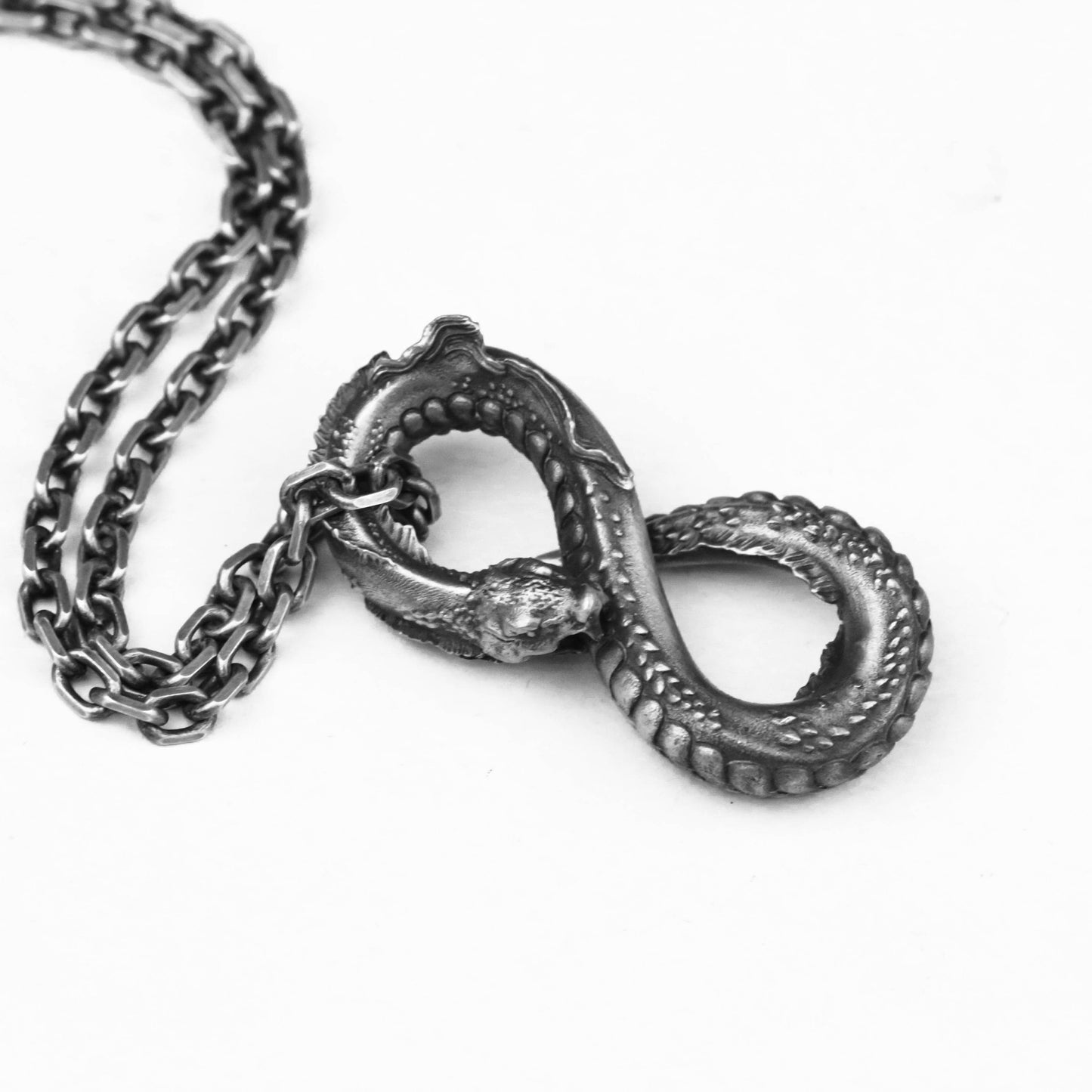 Snake Pendant Venomous Snake Pendant dragon necklace Auger 925 silver pendant necklace, handmade unique necklace, faith gift pendant