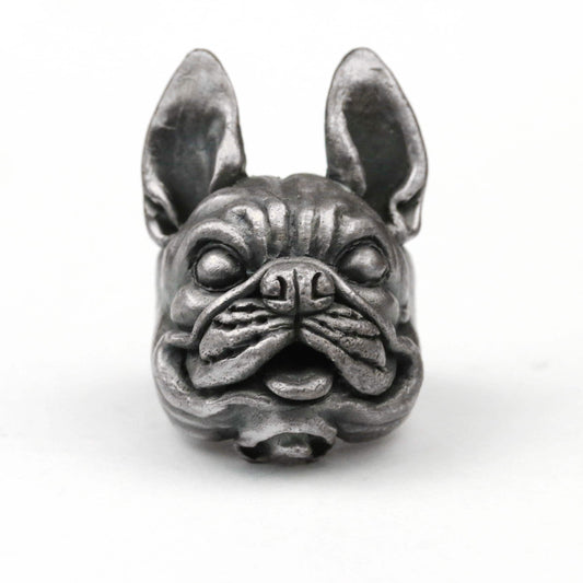 925 silver dog ring French fighting dog ring, mangy dog ring, French pet dog ring, dog ring, brass handmade jewelry