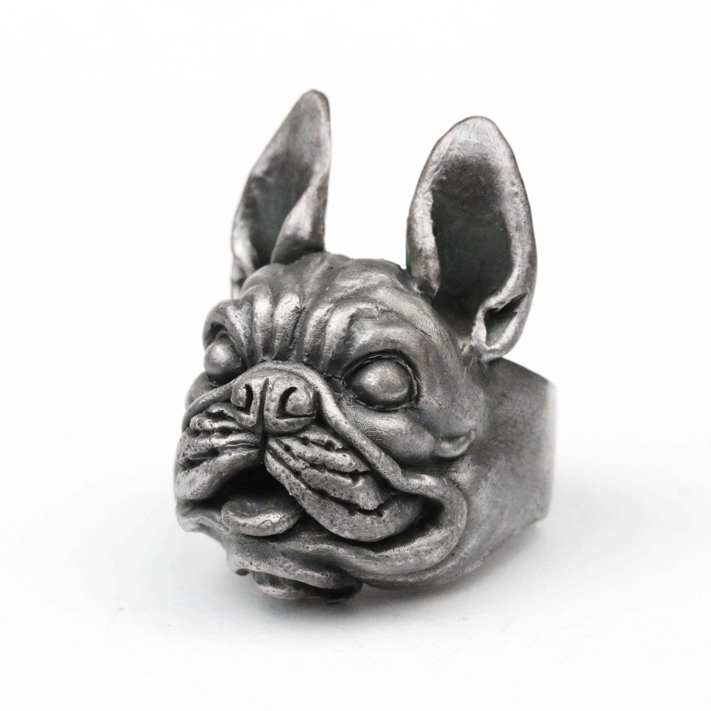 925 silver dog ring French fighting dog ring, mangy dog ring, French pet dog ring, dog ring, brass handmade jewelry