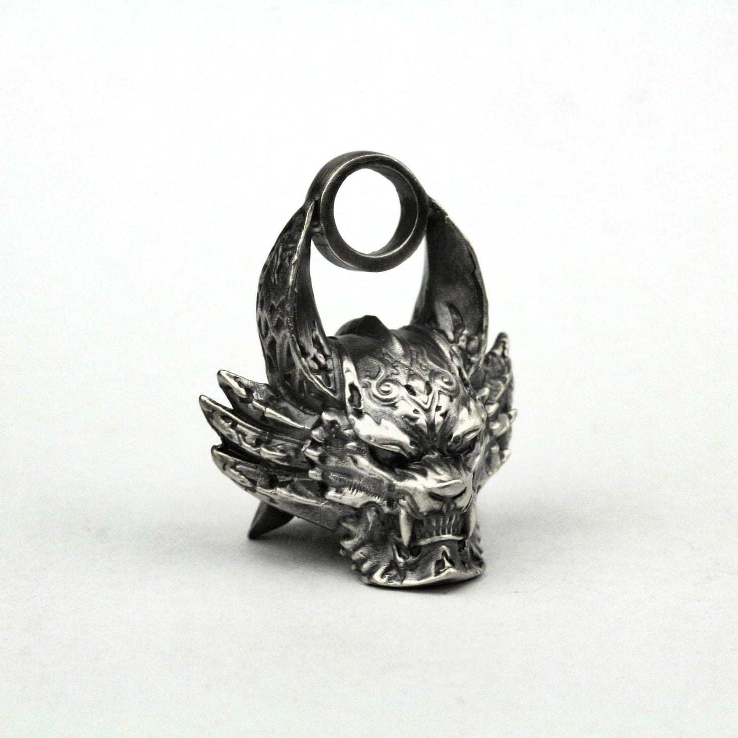 925 silver Japanese Samurai Helmet Pendant, Harajuku Spiked Knight Helmet Pendant, Spike Pendant, Demon Knight Necklace Handmade Jewelry